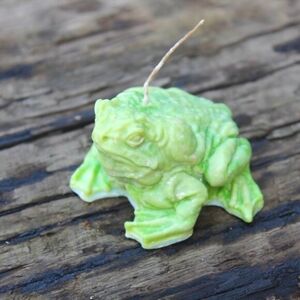 Green Frog Candle